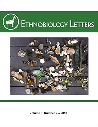 Ethnobiology Letters Cover, Volume 9, Issue 2, 2018