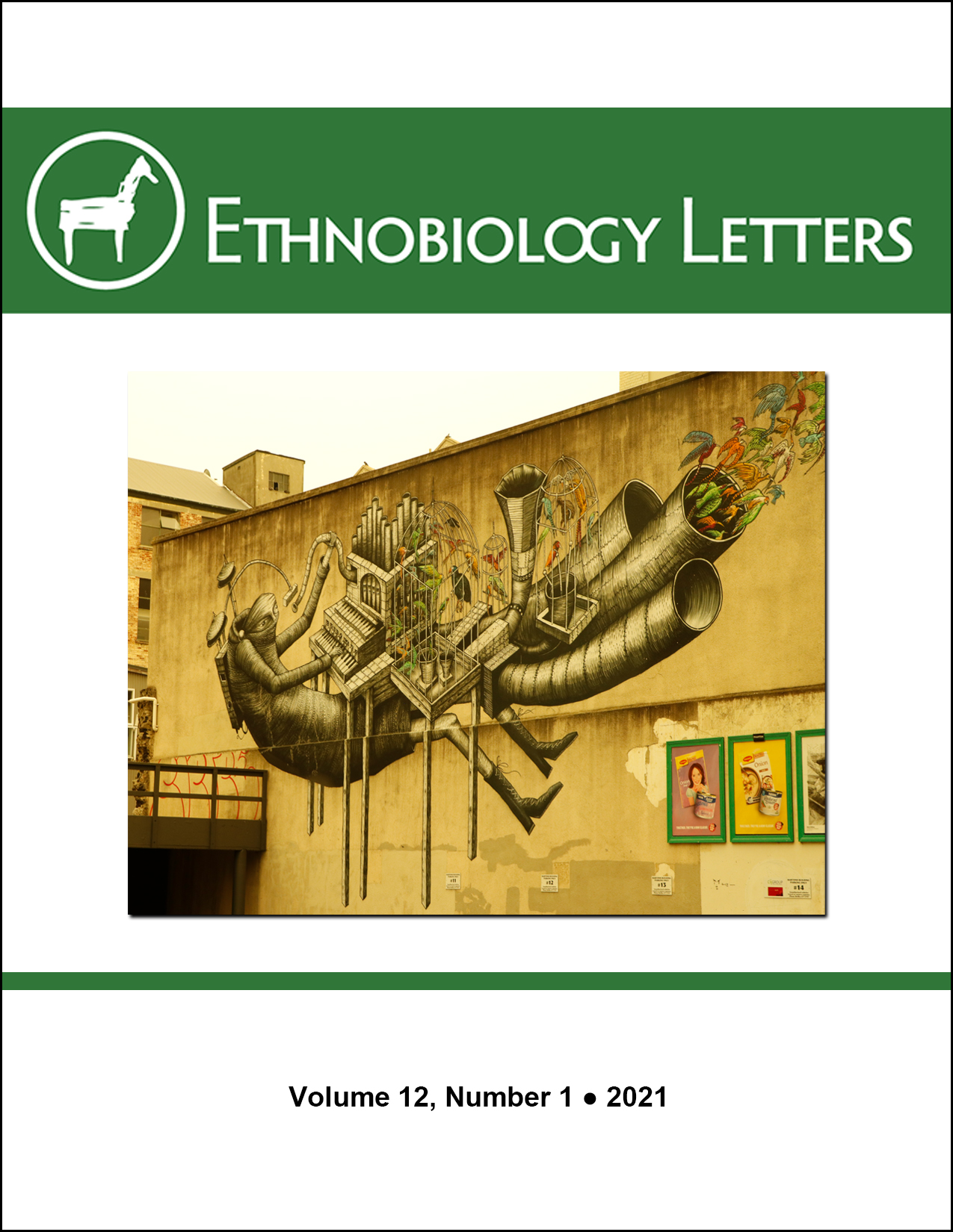 Ethnobiology Letters Cover, Volume 12, Issue 1, 2021